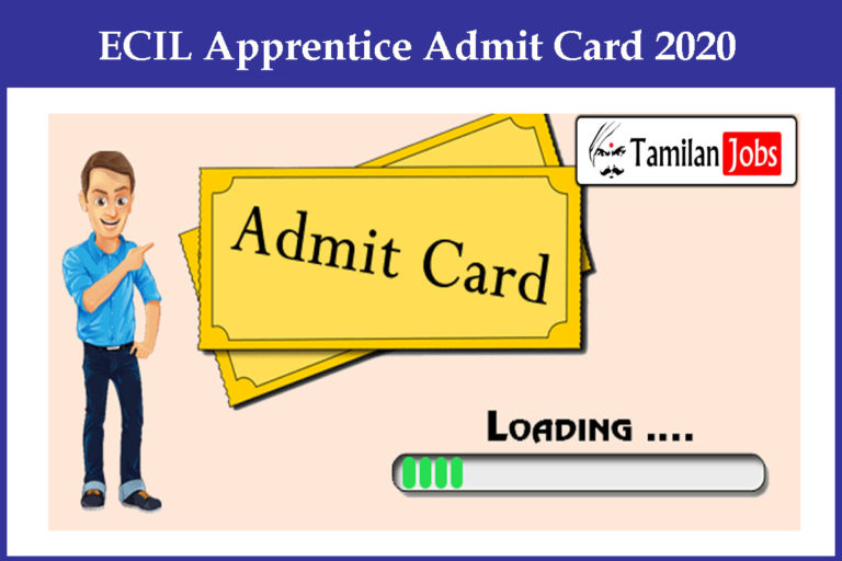 ECIL Apprentice Admit Card 2020