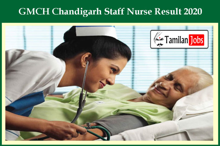 GMCH Chandigarh Staff Nurse Result 2020