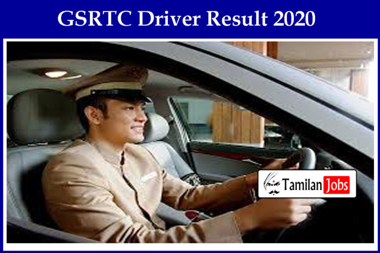 GSRTC Driver Result 2020