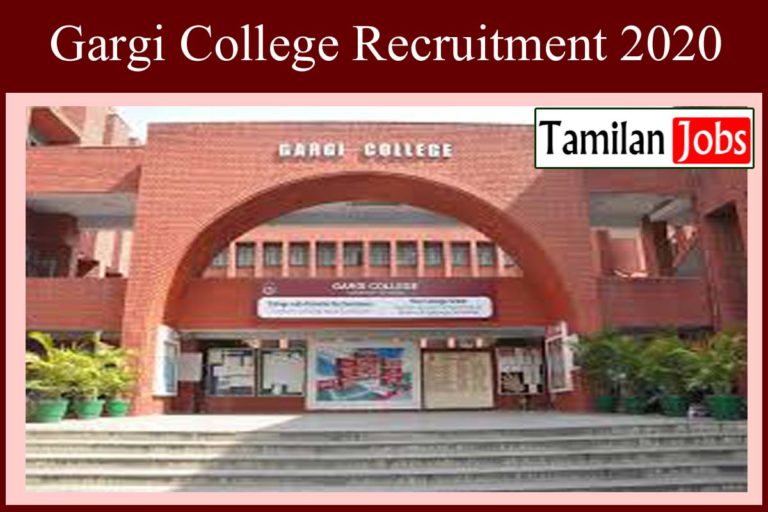 Gargi College Recruitment 2020