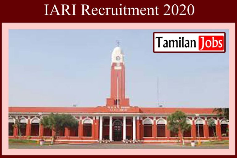 IARI Recruitment 2020