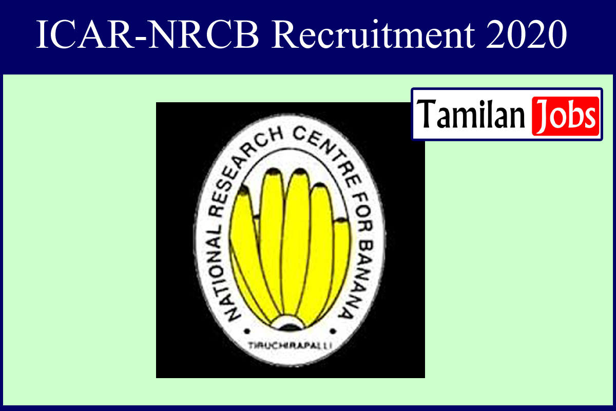 ICAR-NRCB Recruitment 2020