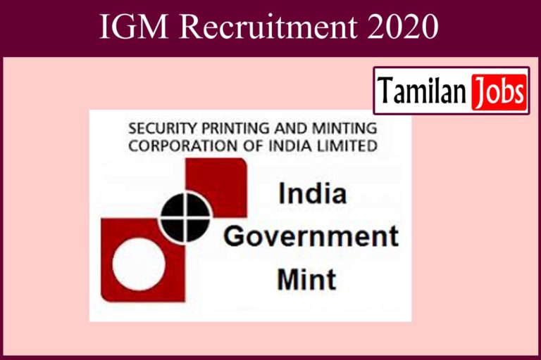 IGM Mumbai Recruitment 2020 Out – Consultant Jobs
