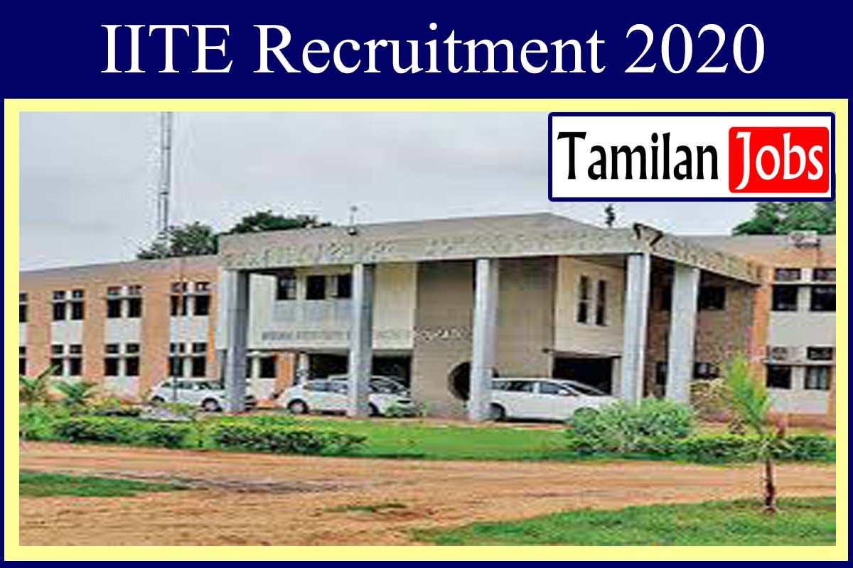 IITE Recruitment 2020