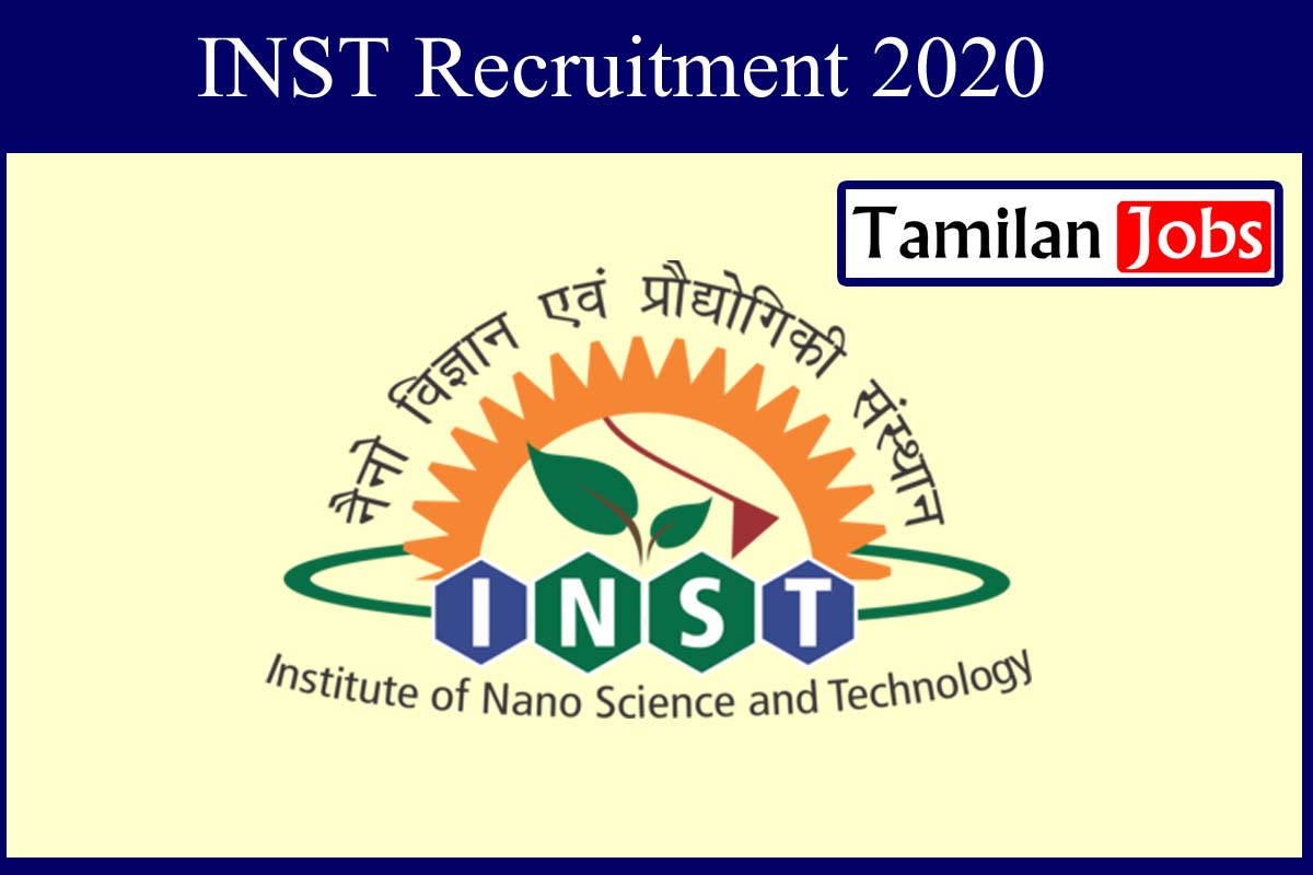 INST Recruitment 2020