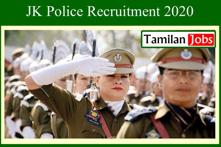 JK Police Recruitment 2020