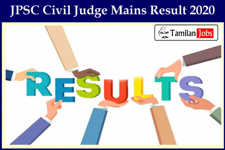 JPSC Civil Judge Mains Result 2020