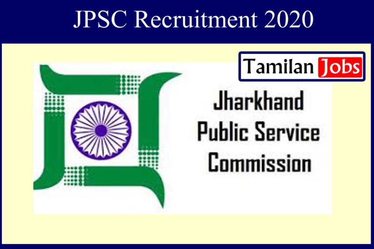 JPSC Recruitment 2020