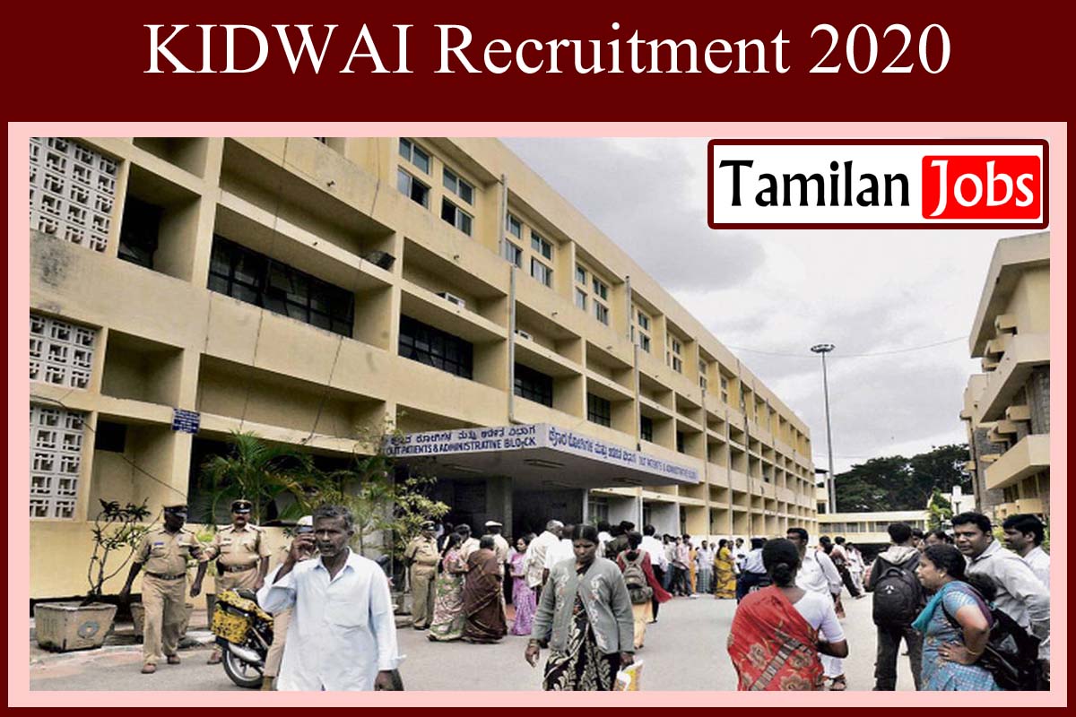 KIDWAI Recruitment 2020