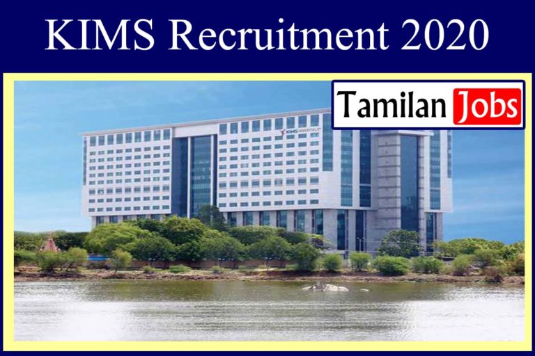 KIMS Recruitment 2020