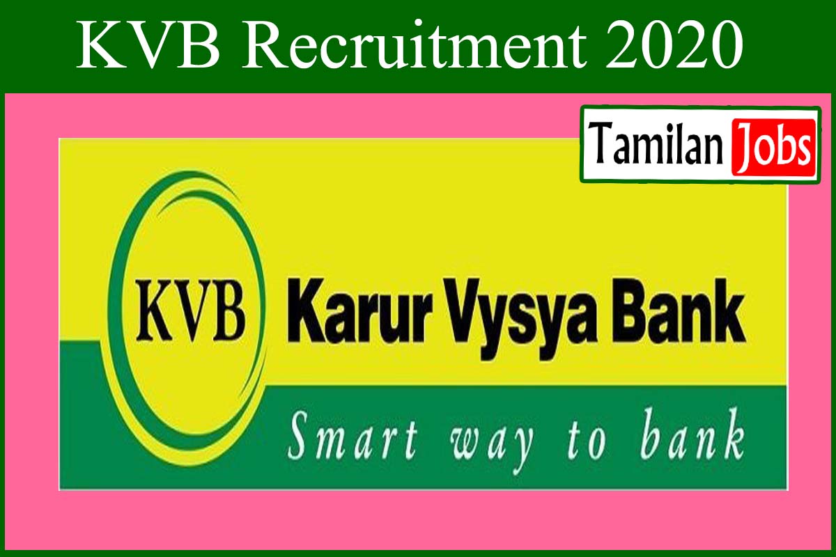 KVB Recruitment 2020