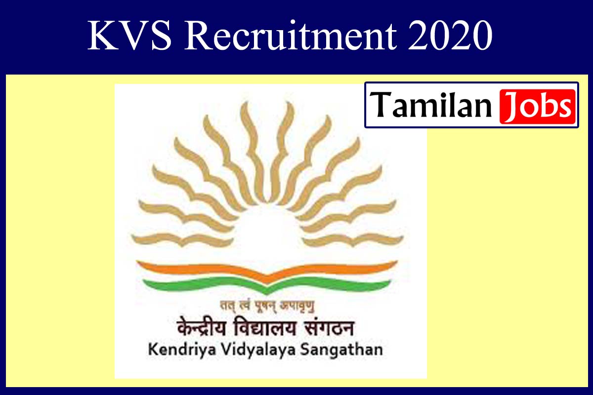 KVS Recruitment 2020