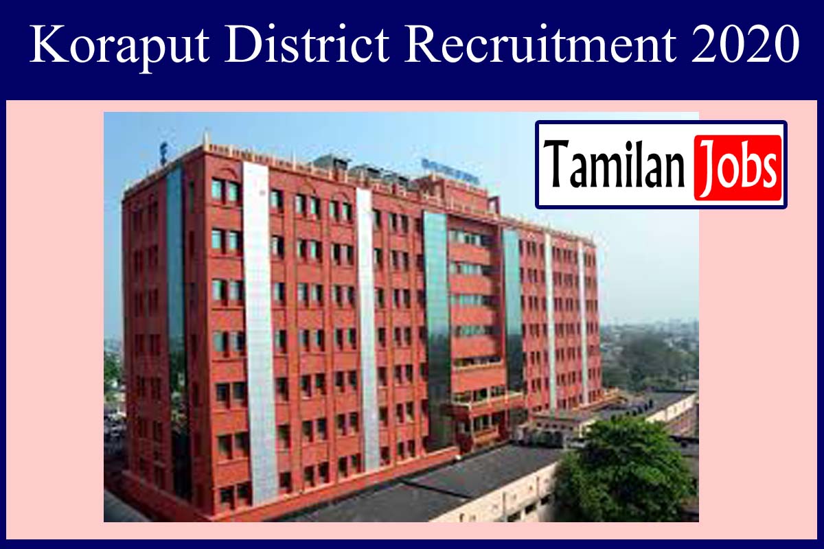 Koraput District Recruitment 2020