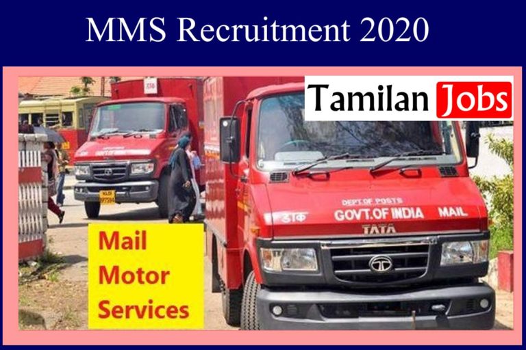MMS Recruitment 2020