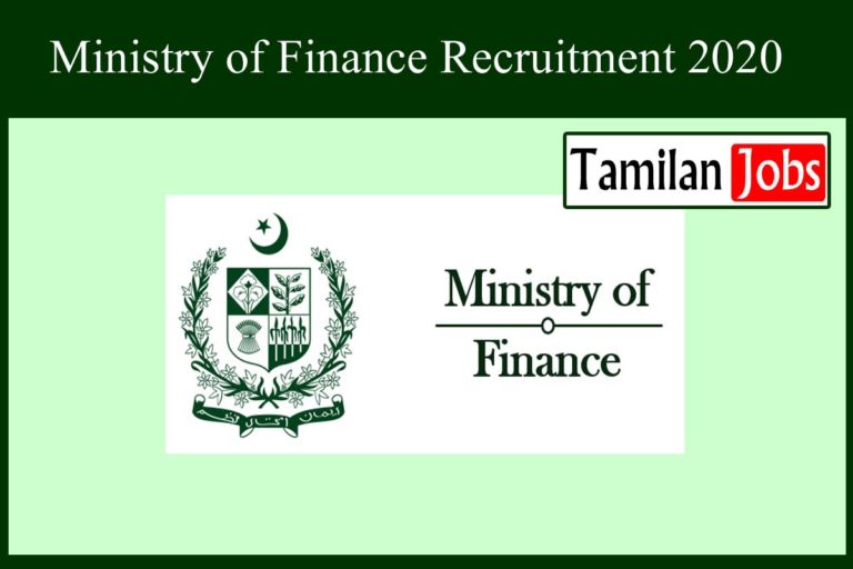 Ministry of Finance Recruitment 2020