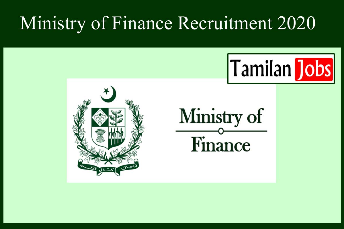 Ministry Of Finance Recruitment 2020