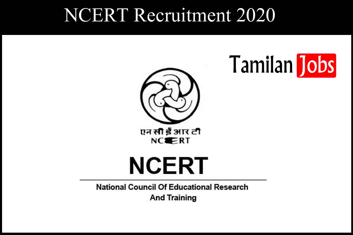 NCERT Recruitment 2020