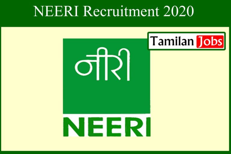 NEERI Recruitment 2020