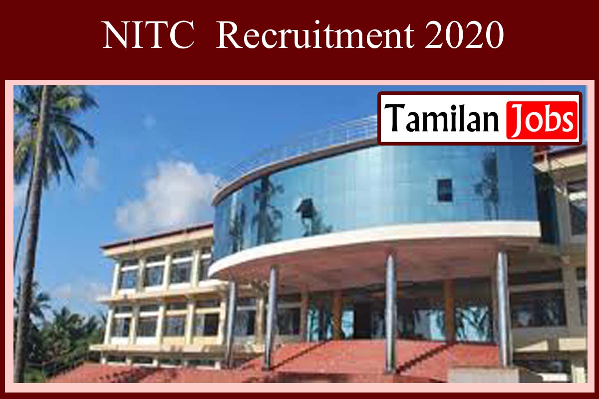 NITC Recruitment 2020