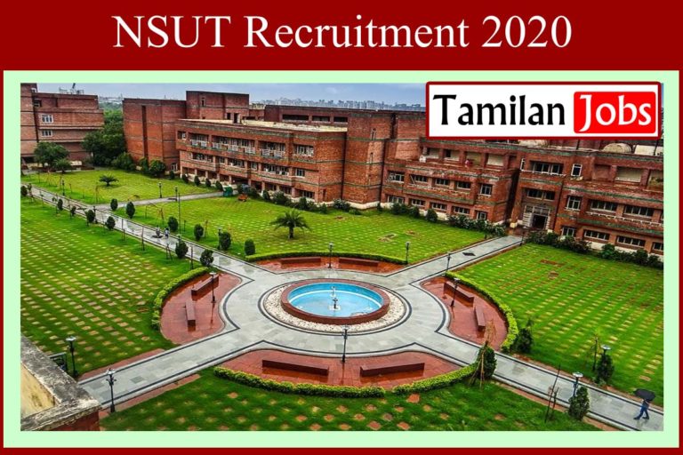 NSUT Recruitment 2020 Out – 135 Professor Jobs