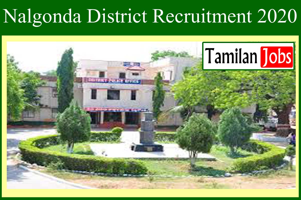 Nalgonda District Recruitment 2020