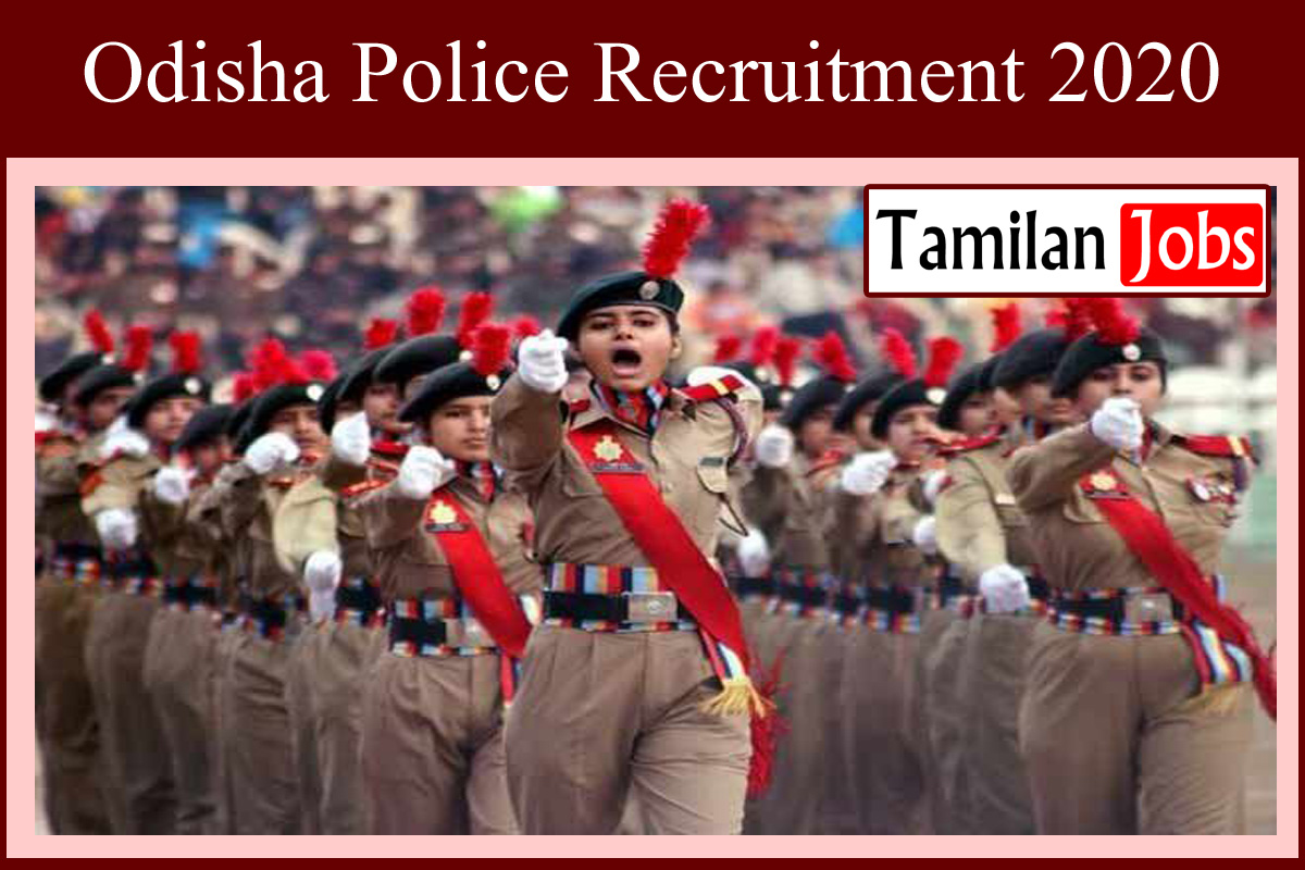 Odisha Police Recruitment 2020