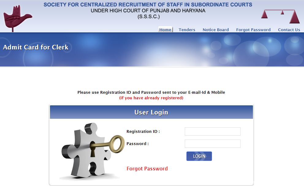 Punjab &Amp; Haryana High Court Clerk Admit Card 2020