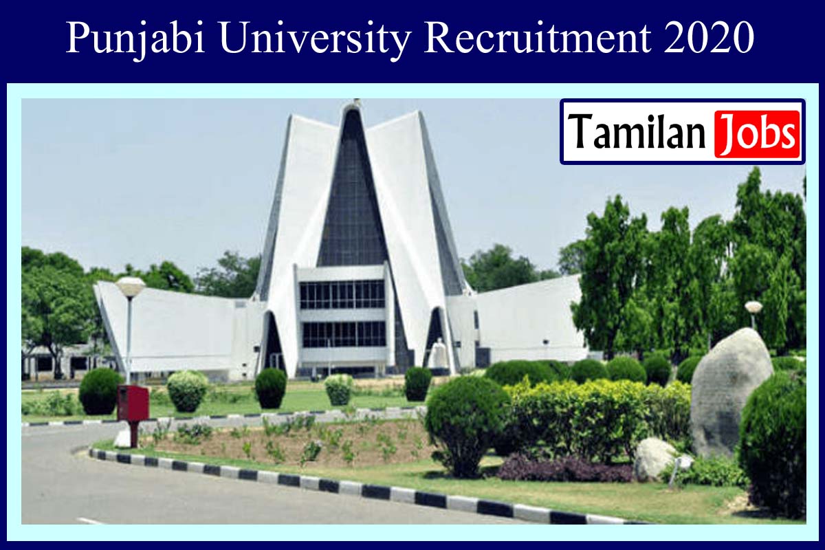 Punjabi University Recruitment 2020