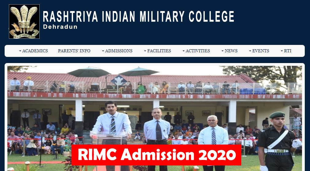 RIMC Admission 2020