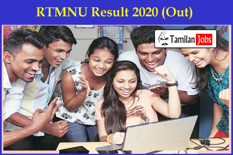 RTMNU Result 2020 (Out) | UG/ PG Part I, II, III Exams Results