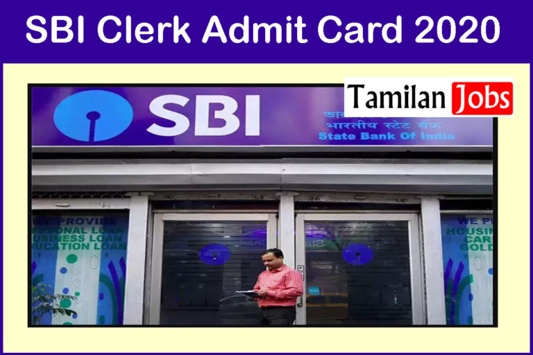 SBI Clerk Admit Card 2020