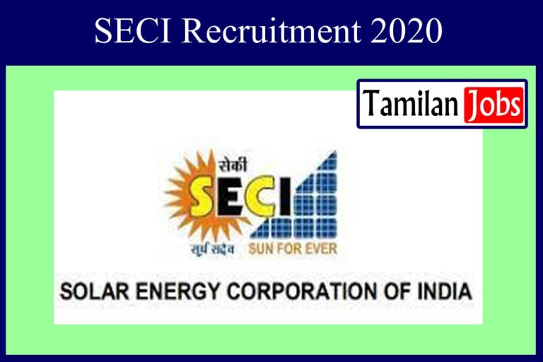 SECI Recruitment 2020