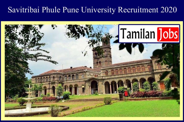 Savitribai Phule Pune University Recruitment 2020