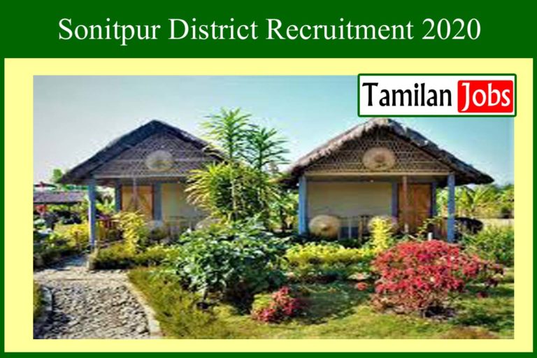 Sonitpur District Recruitment 2020