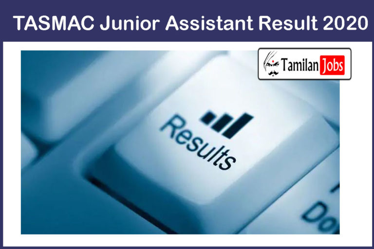 TASMAC Junior Assistant Result 2020