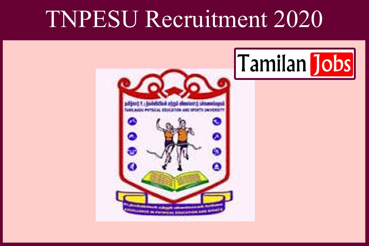 TNPESU Recruitment 2020