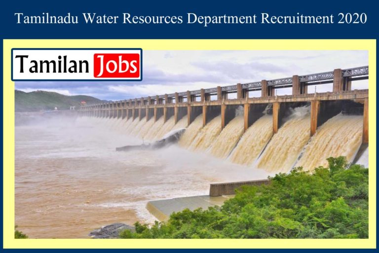 Tamilnadu Water Resources Department Recruitment 2020