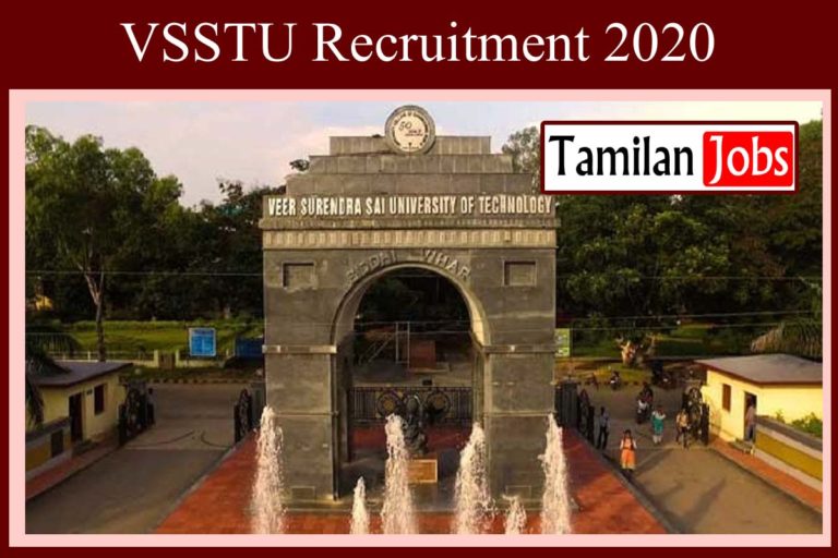 VSSTU Recruitment 2020