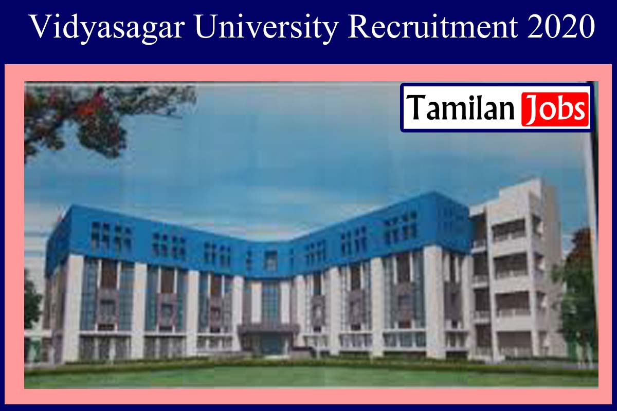 Vidyasagar University Recruitment 2020
