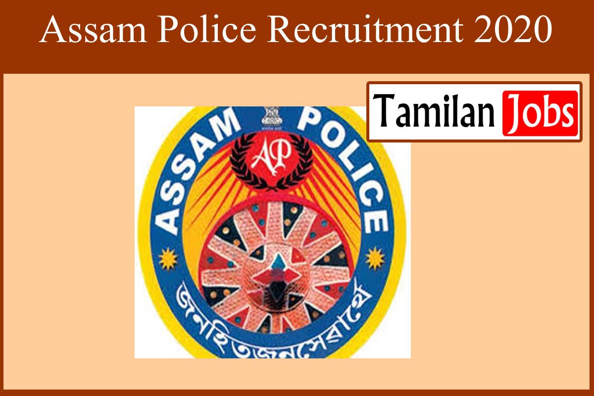 Assam Police Recruitment 2020