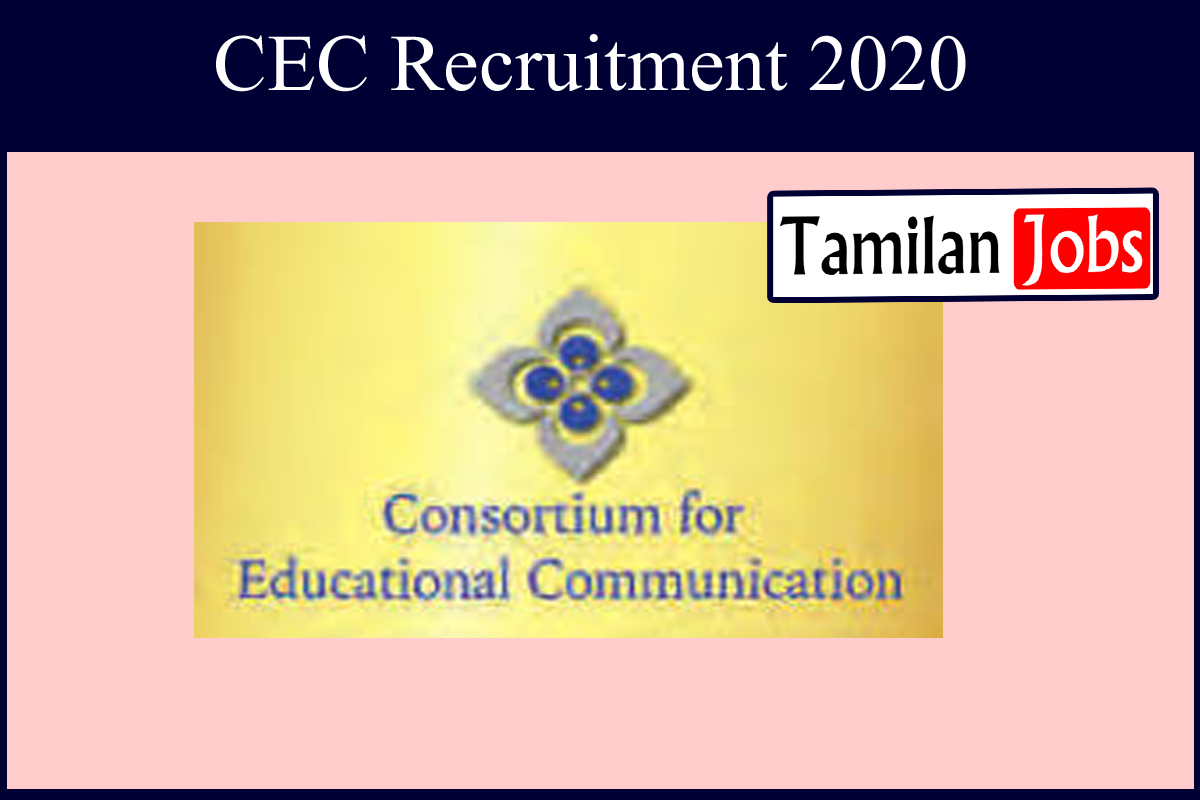 CEC Recruitment 2020