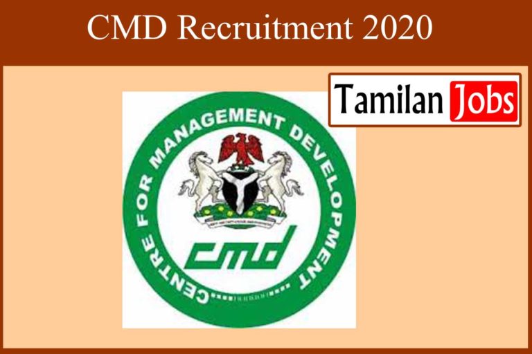 CMD Recruitment 2020