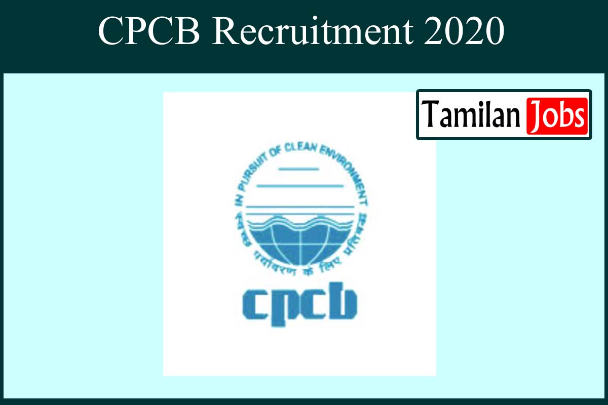 CPCB Recruitment 2020