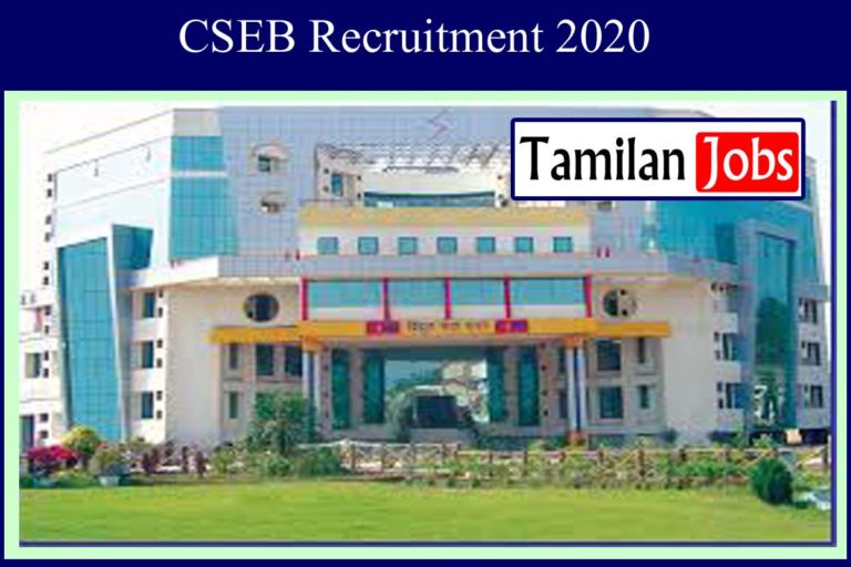 CSEB Recruitment 2020
