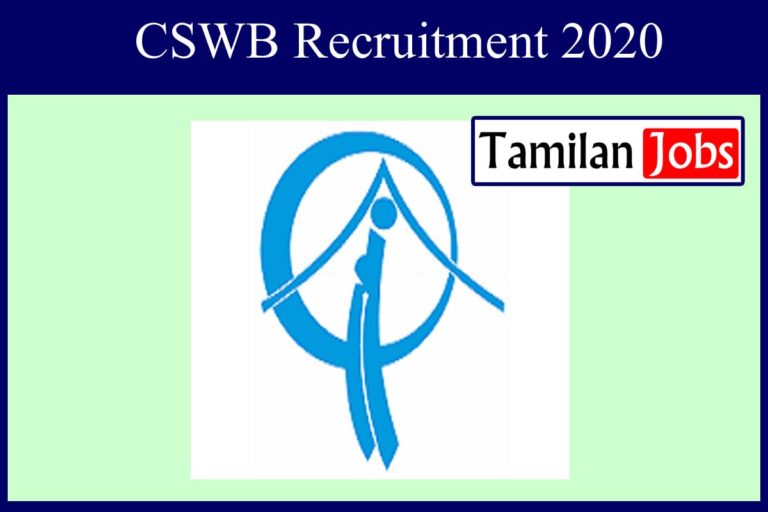 CSWB Recruitment 2020