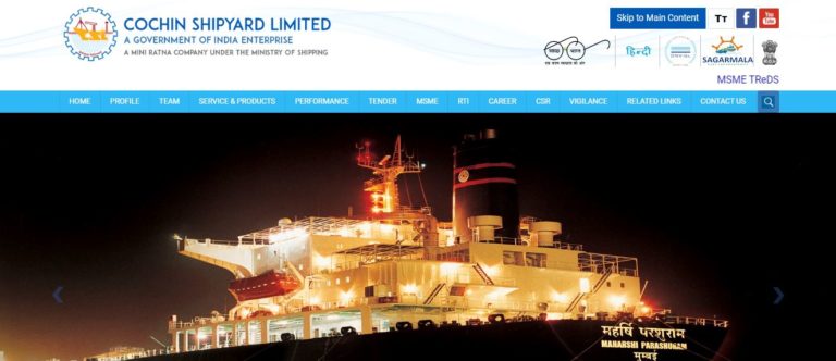 Cochin Shipyard Ship Design Assistant Admit Card 2020