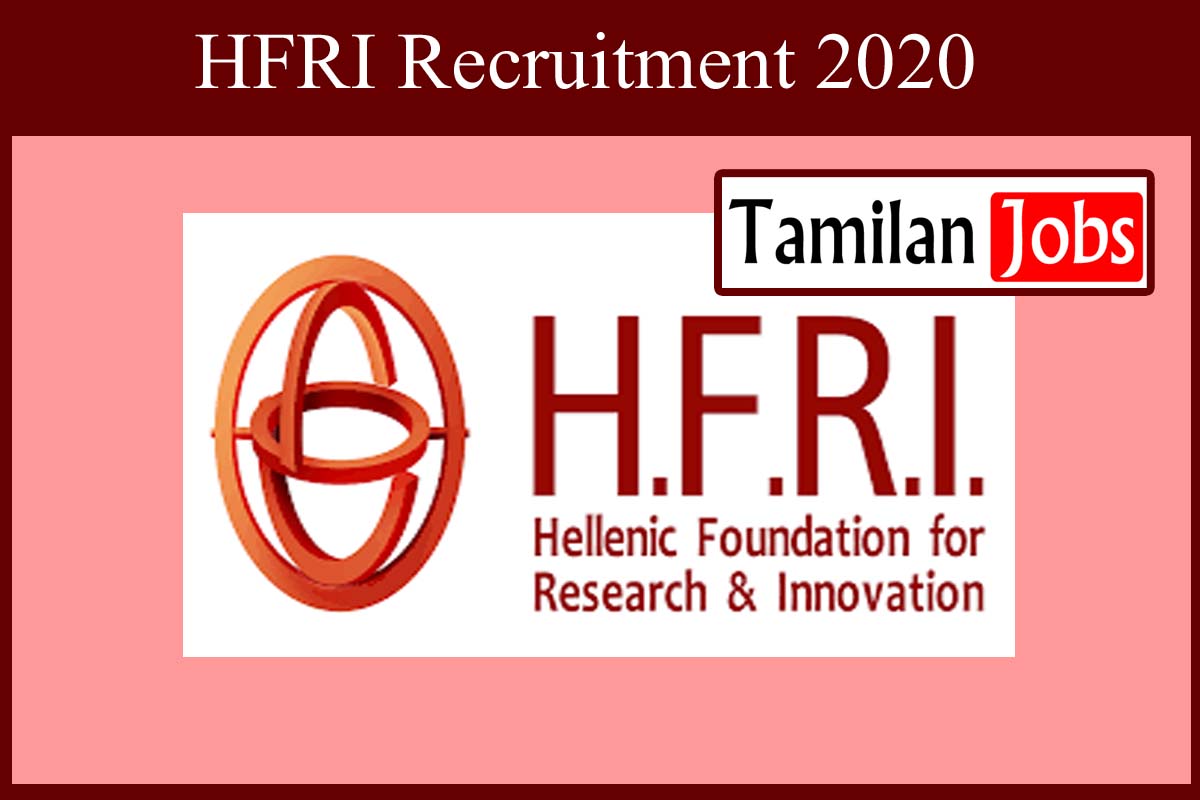 HFRI Recruitment 2020