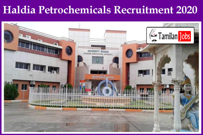 Haldia Petrochemicals Recruitment 2020