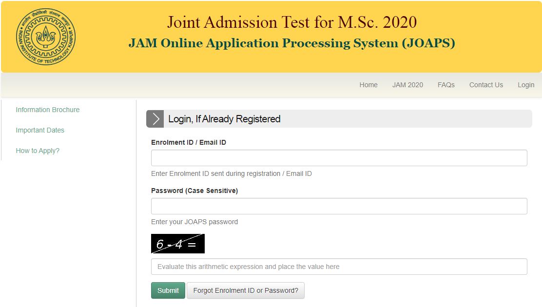 IIT JAM Result 2020