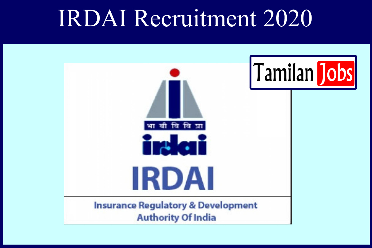 IRDAI Recruitment 2020
